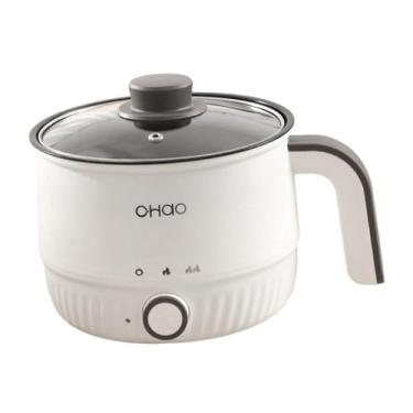 Imagem de Generic Mini panela elétrica para ramen, panela portátil antiaderente, multifuncional para macarrão, mingau, arroz, água fervente, Sem Vaporizador