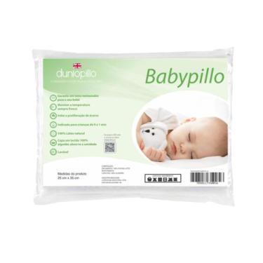 Imagem de Travesseiro Babypillo Látex - Maciez E Conforto P/ Seu Bebê - Dunlopil