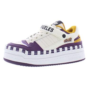 Imagem de adidas Tênis feminino Forum Low, Branco, roxo, 8