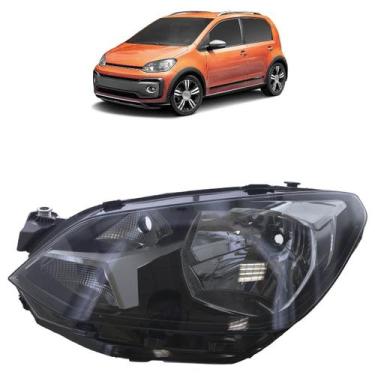 Imagem de Farol Dianteiro Up 2018 2019 2020 2021 Fumê Lisa Acrílico - Automotive