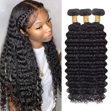 Imagem de Pacotes de cabelo Boopwine Deep Wave 100% cabelo virgem brasileiro