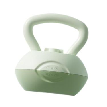 Imagem de menolana Kettlebell com água, ferramenta de treinamento para glúteos, exercício corporal antiderrapante, agachamentos ergonômicos, equipamento de ginástica em, Verde