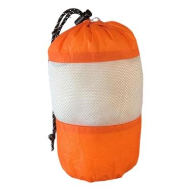 Imagem de harayaa Bolsa para acessórios de churrasqueira, bolsa organizadora para áreas externas, de viagem portátil para artigos diversos de acampamento para, Laranja