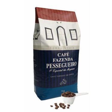 Imagem de Café Pessegueiro Torrado Em Grãos 1kg - Café Fazenda Pessegueiro