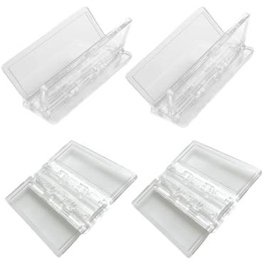 Imagem de Fechadura de porta deslizante - pacote com 4, batente de porta de vidro deslizante à prova de crianças, fechadura de porta de segurança doméstica, fechadura de porta de pátio à prova de crianças