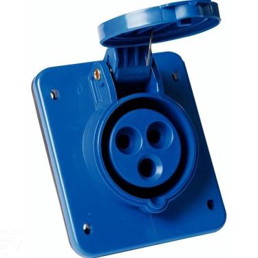 Imagem de Tomada De Embutir Industrial 2p+t 32 A 220-250 Vca 6 H Tramontina Tramontina