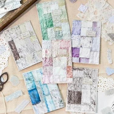 Imagem de Kit de adesivos de scrapbook de arte em tecido, 300 peças, arte PET transparente, à prova d'água, conjunto de adesivos para lixo, diário, garrafas de água, telefone, laptop, decalques para