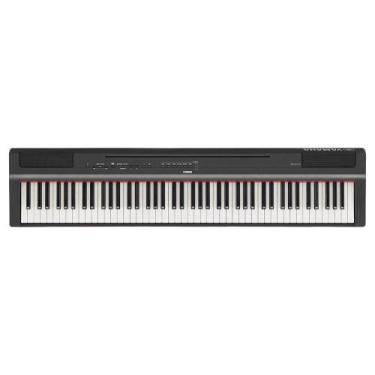 Imagem de Piano Digital P125 AB Preto 88 Teclas Sensitivas com Fonte - Yamaha