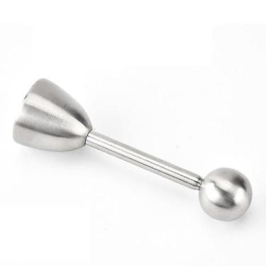 Imagem de Conjuntos de panelas de aço inoxidável ovo cozido topper shell cortado