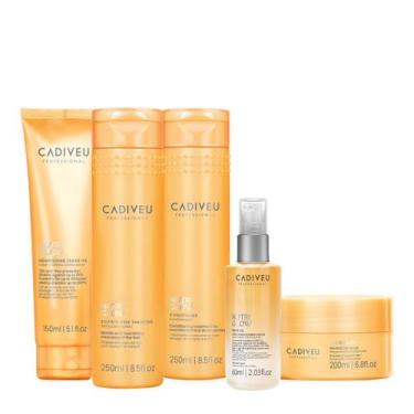 Imagem de Kit Cadiveu Professional Nutri Glow Home Care Leave-in Oil (5 produtos