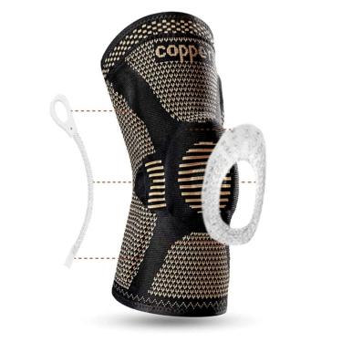 Imagem de Joelheira de gel de compressão com fibra de cobre