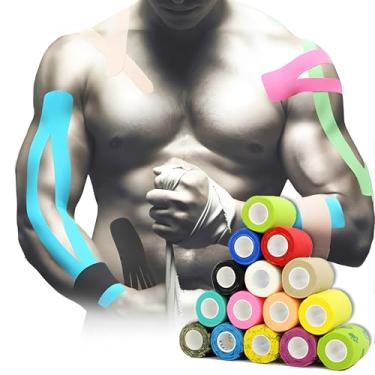 Imagem de Fita Elástica Adesiva para Alívio Muscular e Fisioterapia – Bandagem Funcional Esportiva 5cm x 5m, Suporte e Recuperação para Treino e Reabilitação – Resistente à Água e Respirável – UrbanSkullShop (2)