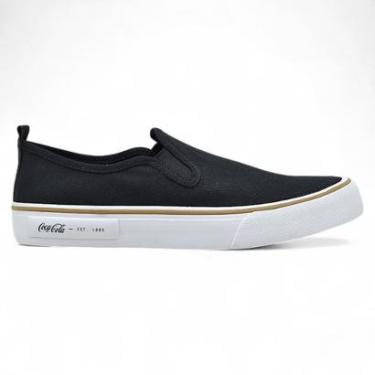Imagem de Tenis Coca Cola Masculino Iate City Casual Slip On Conforto-Masculino