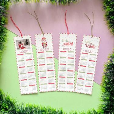 Imagem de Calendário- Marca Página (Será enviado de 2026) (Natal) 20 unidades - 