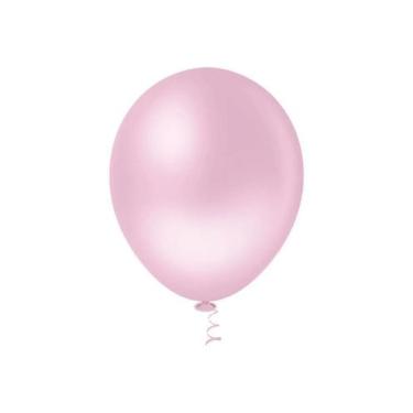 Imagem de Balão liso rosa candy 05 polegadas - 50 unidades - no-brand