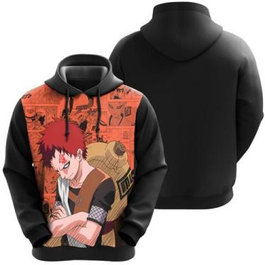Imagem de Blusa De Moletom Gaara Naruto Shippuden Anime Desenho - Exo, P