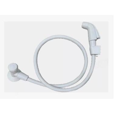 Imagem de Ducha Higiênica Para Banheiro Branca Acionamento 1/4 - Smart DEPOT