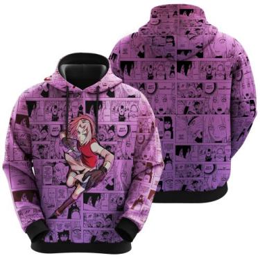 Imagem de Blusa De Moletom Sakura Haruno Naruto Shippuden Desenho Anime - Exo, G