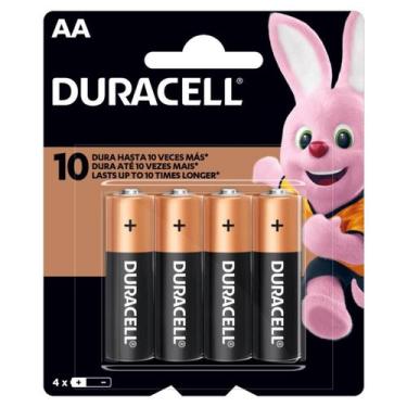 Imagem de Pilha Alcalina Pequena AA Cartela 4 Peças 3020474 Duracell