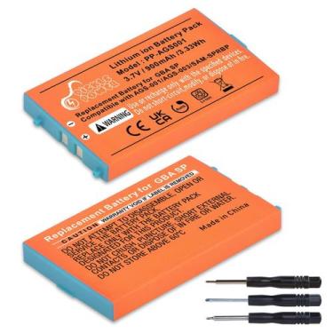 Imagem de Bateria Gameboy Advance SP Pickle Power 900mAh, pacote com 2