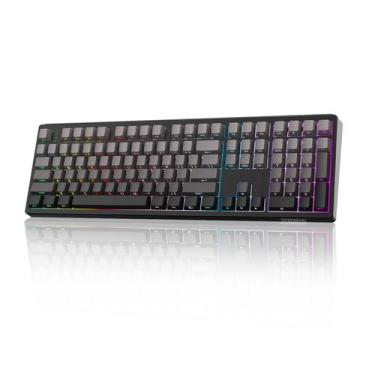 Imagem de Teclado mecânico MechLands TH108 sem fio 108 teclas RGB