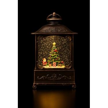 Imagem de Lanterna de Natal com Globo de Neve Operada por Pilhas, Luz de LED, Papai Noel Brilhante, Lâmpada Noturna, Decoração de Casa de Férias, Luzes de LED para Decoração de Mesa