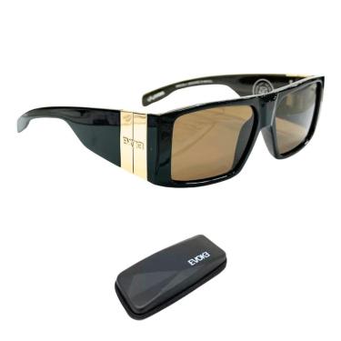 Imagem de Óculos de Sol Evoke New Bomber BRA12 Black Shine Gold Total-Unissex