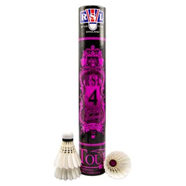 Imagem de RSL No.4 Tourney Badminton Peteca Birdy Pacote com 12 (velocidade-77)