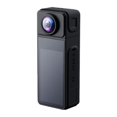 Imagem de Câmera Esportiva de Polegar Magnética 4K WiFi Gravador Capacete Bolso para Andar Bicicleta Pets Kit C4 Sports Camera com Ângulo Filmagem Flexível Lente Angular Rotativa 270 Imagem em Alta Definição Es