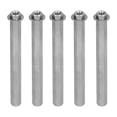 Imagem de Cryfokt A Porca Haste Longa Encanta A Barra Reta Rosqueada Fêmea do Acoplamento para Peças Resistentes Ao Desgaste do robô Diâmetro 8mm de 5 Pces (4106-4008-0560)