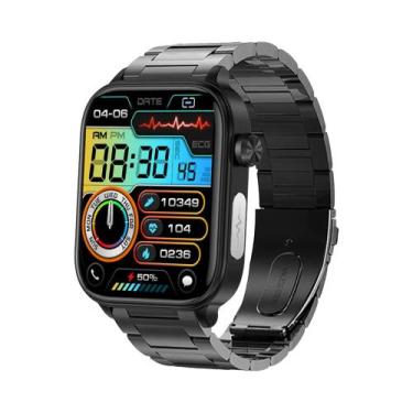 Imagem de Relógio Inteligente Feminino E Masculino Com ECG, PPG, Monitoramento D