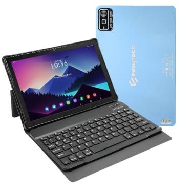 Imagem de Tablet E1035 10.1" HD+ 256GB/ 8GB RAM Bateria 6000mAh, Octa Core, Câmera 13MP Dual Chip com Capa e Teclado para Estudos e Trabalho (Azul)