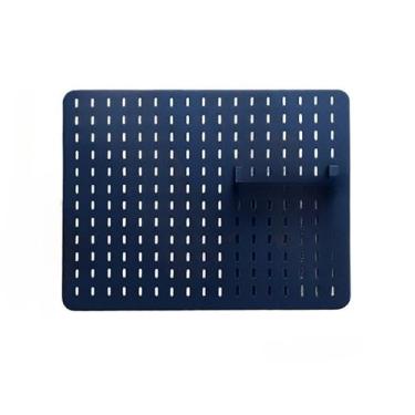 Imagem de Pegboard Mdf Premium Laminado 80x55 Grande Organizador Setup Gamer Home Office Preto pegboard para Setup Gamer e Home Office