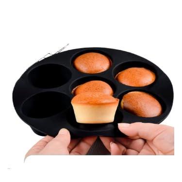 Imagem de Forma Silicone Para Air Fryers Silicone Muffin/Bolo Copos Casa Moldes Cupcake (2)