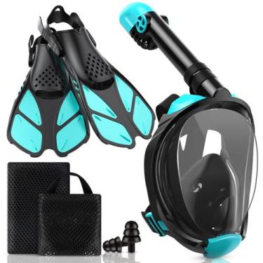 Imagem de Set de Equipo para Snorkel Viginsul con Máscara y Aletas para Adultos