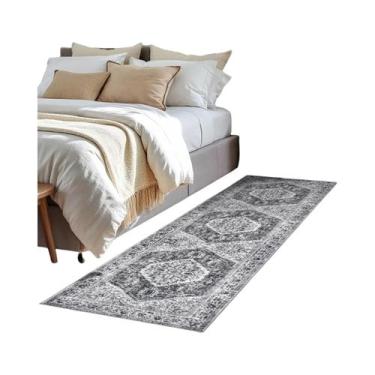 Imagem de Tapete De Chão Lavável Em Cashmere Boêmio Para Cozinha E Banheiro, À P