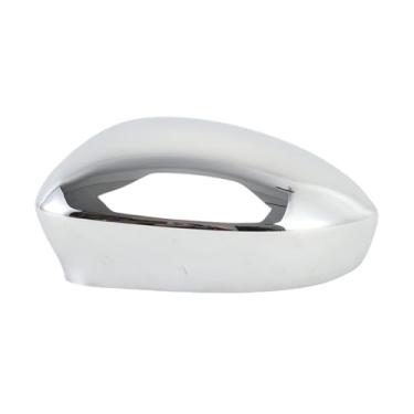 Imagem de Tampas laterais do espelho retrovisor Compatível com fiat 500 2007-2024 com fivela porta tampa substituição acessórios do carro(Left)