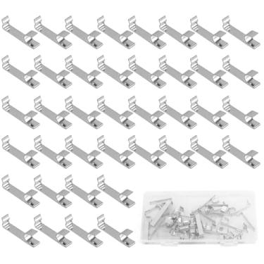 Imagem de Conjunto de 40 Grampos Standard para Remoção de Molas Contrapeso Janelas, Grampos Substituição para Molas Contrapeso Janelas com Sistema Roldanas (Sem Protuberância)
