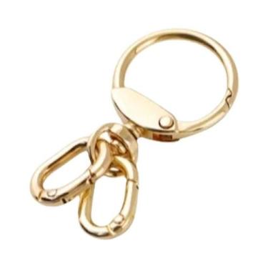 Imagem de Clipe De Fecho Giratório De Metal 2 PCS, Fechos De Lagosta Com Anéis P