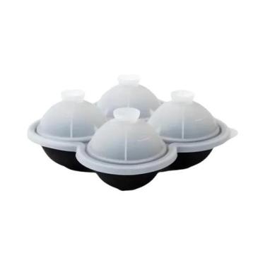 Imagem de Formas De Gelo De Silicone Grandes E De Fácil Liberação, Sem Vazamento