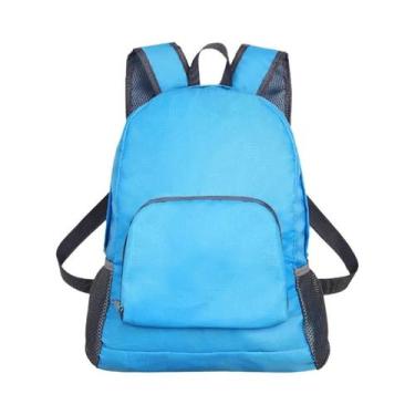 Imagem de Mochila De Viagem Unissex Leve E Dobrável, Bolsa De Ombro Portátil Par