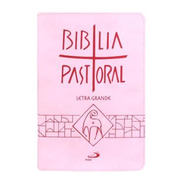 Imagem de Bíblia Sagrada Católica Nova Pastoral Zíper Letra Grande Antigo e Novo