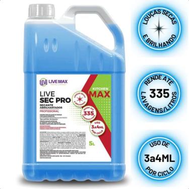 Imagem de Secante Abrilhantador Profissional para Maquina de Lavar Louças Live S