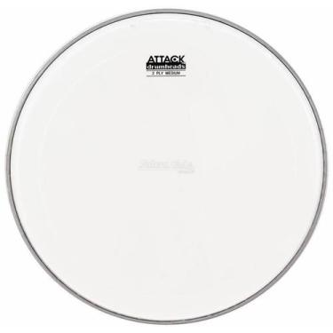 Imagem de Pele Attack Drumheads 2-Ply Medium Clear 08 Filme Duplo Transparente D