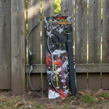 Imagem de Kit Brinquedo Aventura Ninja Arco E Flecha E Espada Combate - Mini Toy