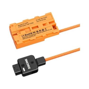 Imagem de Cabo Trançado D-Tap Para Bateria Falsa NPF Com Acoplador DC Para Monit