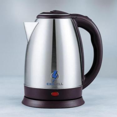 Imagem de Chaleira Elétrica de Aço Inox 1.8L de 110V Ferve Água Rápido com luz -