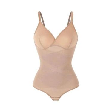 Imagem de Shapewear Feminino Com Controle De Barriga, Body De Malha Slimming, Ca