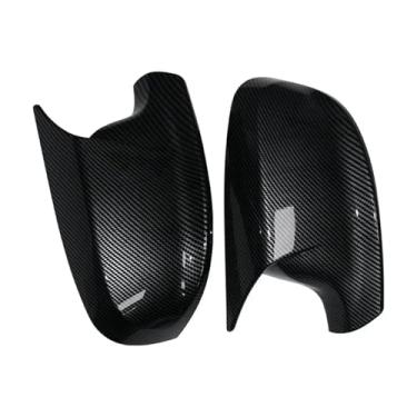 Imagem de Compatível com bmw x1 e84 f25 x3 peças estilo porta lateral do carro tampa do espelho retrovisor(Carbon Look)