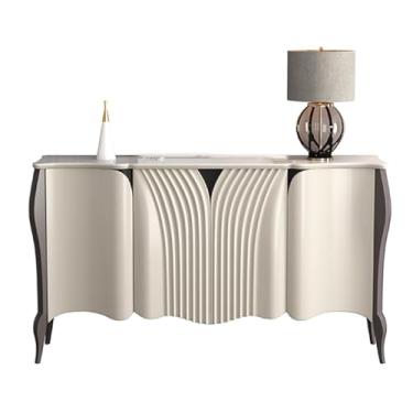 Imagem de Armário buffet entrada varanda armário casa sala de jantar armário lateral sala de estar moderno armário lateral simples armário de cozinha armário de armazenamento aparador (140 cm l)